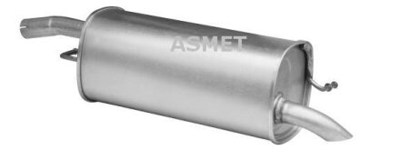 Задній. глушник,випускна сист. ASMET 07.180