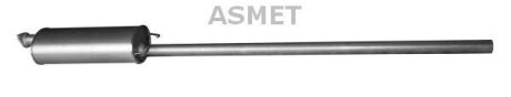 Центр. глушник,випускна сист. ASMET 07.188