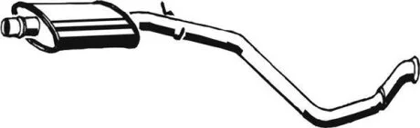 Передній глушник,випускна сист ASMET 08.021