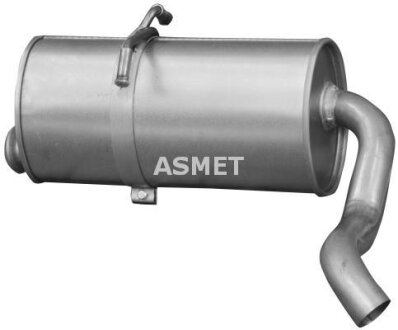 Задній. глушник,випускна сист. ASMET 08.059