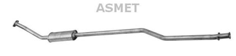 Передній глушник,випускна сист ASMET 09.046