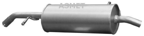 Задній. глушник,випускна сист. ASMET 09.048
