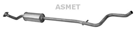 Центр. глушник,випускна сист. ASMET 09.062
