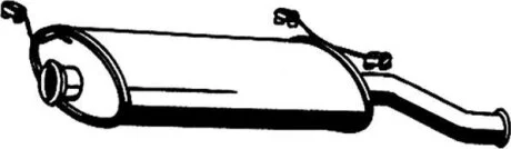 Задній. глушник,випускна сист. ASMET 09.092