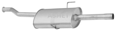 Передній глушник,випускна сист ASMET 10.053