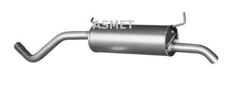 Задній. глушник,випускна сист. ASMET 10.086