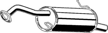 Задній. глушник,випускна сист. ASMET 11.021