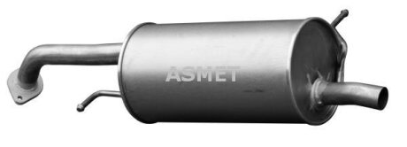 Задній. глушник,випускна сист. ASMET 11.042