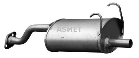 Задній. глушник,випускна сист. ASMET 13.017