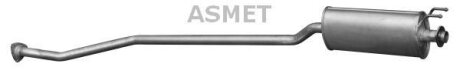 Передній глушник,випускна сист ASMET 13.028