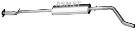 Передній глушник,випускна сист ASMET 16.050
