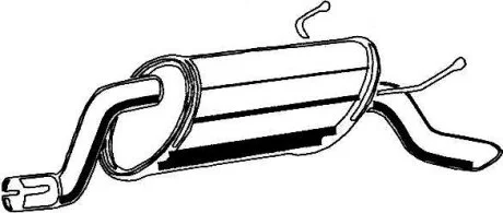 Задній. глушник,випускна сист. ASMET 16.081