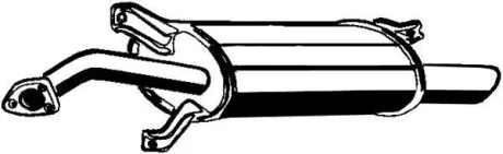 Задній. глушник,випускна сист. ASMET 18.008