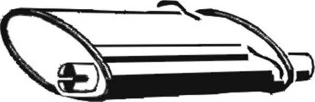 Задній. глушник,випускна сист. ASMET 18.015