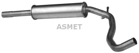 Передній глушник,випускна сист ASMET 19.025