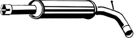 Передній глушник,випускна сист ASMET 19.028