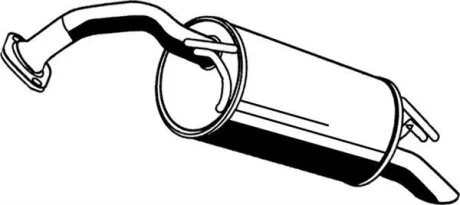 Задній. глушник,випускна сист. ASMET 20.030