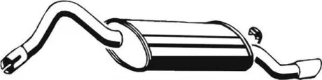 Задній. глушник,випускна сист. ASMET 21.012