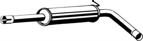 Передній глушник,випускна сист ASMET 21.030