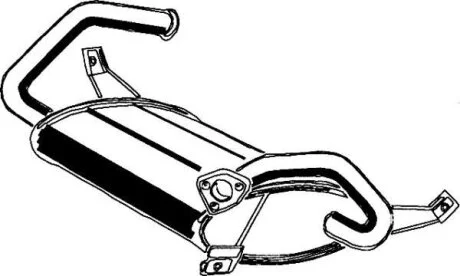 Задній. глушник,випускна сист. ASMET 26.015