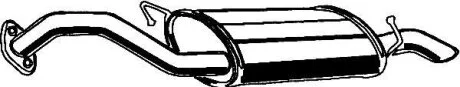 Задній. глушник,випускна сист. ASMET 28.012