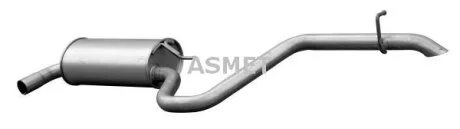 Задній. глушник,випускна сист. ASMET 28.018