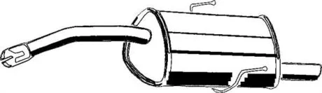 Задній. глушник,випускна сист. ASMET 29.005
