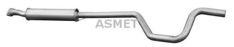 Передній глушник,випускна сист ASMET 30.011