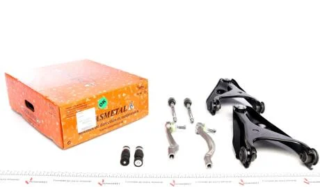Ремкомплект подвески (Рычаги/Тяги рулевые/Наконечники тяги/Тяги стабилизатора) Renault Logan 04- ASMETAL 13DC1000