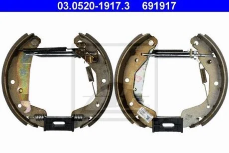 - Ремкомплект гальм (колодки + циліндри) ATE 03.0520-1917.3