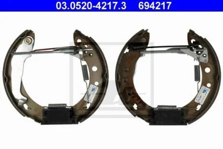 - Ремкомплект гальм (колодки + циліндри) ATE 03.0520-4217.3