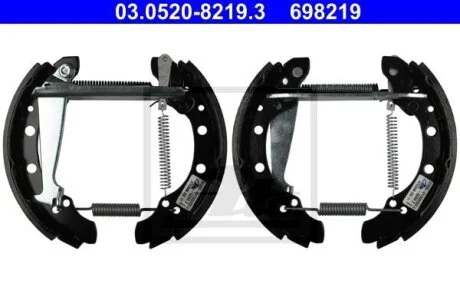 - Ремкомплект гальм (колодки + циліндри) ATE 03.0520-8219.3