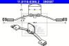 Монтажний набір гальмівних колодок передн VOLVO S60 I, S80 I, XC70 I, XC90 I 2.0-4.4 11.97-12.14 ATE 11.8116-0366.2 (фото 1)