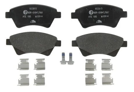 Колодки гальмівні дискові, к-кт ATE 13.0460-3815.2
