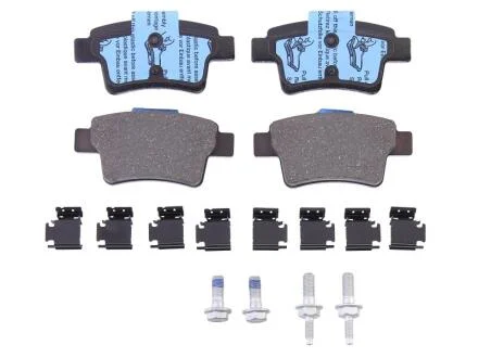 Комплект гальмівних колодок задн (з комплектуючими з гвинтами гальмівного супорта), CITROEN C4 GRAND PICASSO I, C4 PICASSO I 1.6-2.0D 10.06-12.13 ATE 13.0460-3836.2