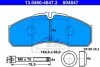 - Гальмівні колодки до дисків ATE 13.0460-4847.2 (фото 1)
