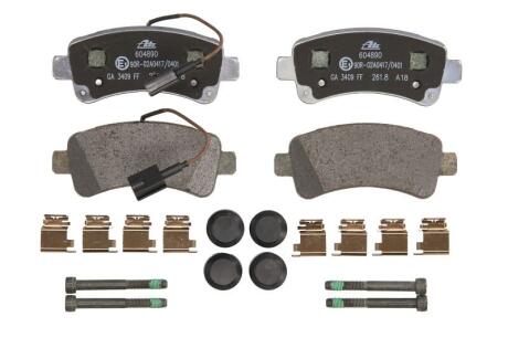 KLOCKI HAM CITROEN JUMPER 2.0HDI 15-TYг ATE 13.0460-4890.2