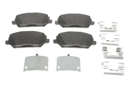 Комплект гальмівних колодок передн (з комплектуючими з шумопоглинаючою пластиною), HYUNDAI I30 KIA CEED, PROCEED, XCEED 1.0-1.6H 11.16- ATE 13.0460-5510.2