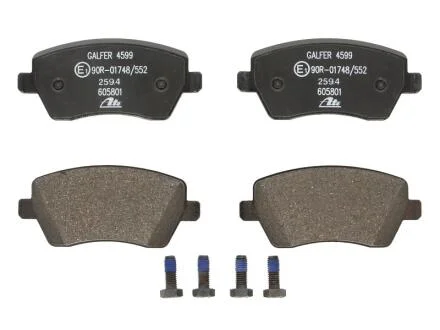 Колодки гальмівні дискові, к-кт ATE 13.0460-5801.2