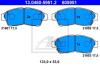 Колодки тормозные TOYOTA CAMRY/CARINAE/COROLLA/RAV 4 -02 перед. ATE 13.0460-5951.2 (фото 1)