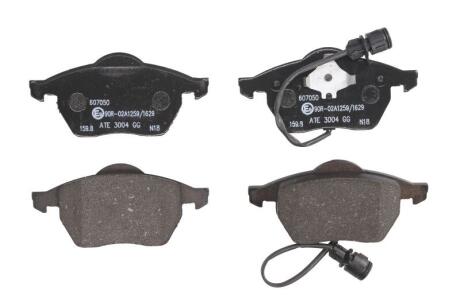 Колодки тормозные VAG/FORD A3/A4/A6/SHARAN/GALAXY -10 перед. ATE 13.0460-7050.2