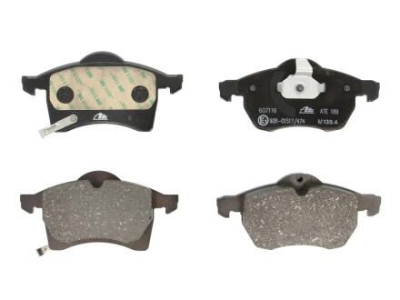 Колодки тормозные OPEL ASTRAG/MERIVA B/ZAFIRA A 99- перед. ATE 13.0460-7116.2