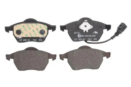 Колодки тормозные VAG A3/OCTAVIA/BORA/GOLF 4/PASSAT -06 перед. ATE 13.0460-7122.2