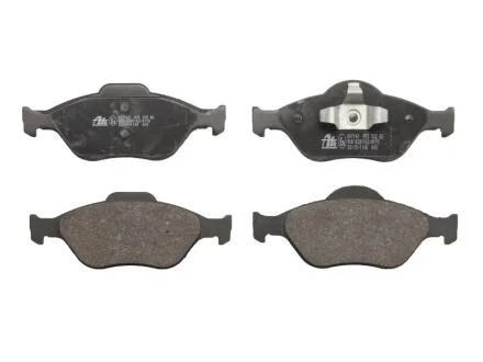 Комплект гальмівних колодок передн, FORD FIESTA, FIESTA IV, FIESTA V, FIESTA/HATCHBACK, FIESTA/MINIVAN, FUSION, KA, PUMA, STREET KA MAZDA 121 III, 2 TOYOTA YARIS 1.0-1.8D 08.95-06.20 ATE 13.0460-7142.2