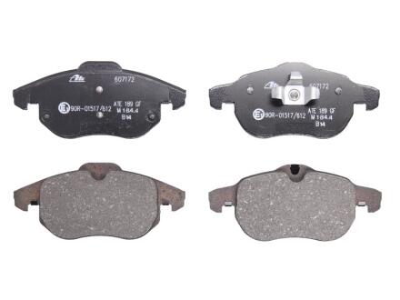Колодки тормозные FIAT/OPEL ASTRA GTC/CROMA/VECTRA C/SIGNUM 02- перед. ATE 13.0460-7172.2