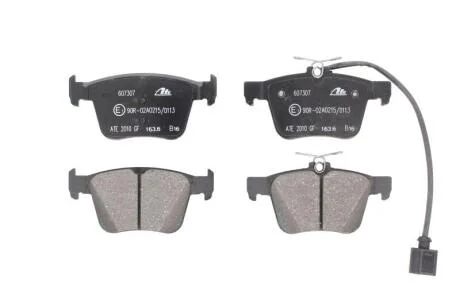 Комплект гальмівних колодок задн, AUDI A3, Q3, TT 1.0-2.5 09.12- ATE 13.0460-7307.2