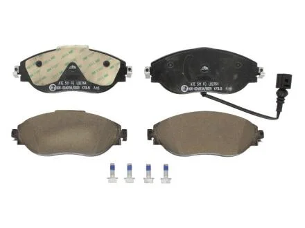 Керамічні гальмівні колодки передн (з гвинтами гальмівного супорта), SEAT ALHAMBRA, LEON, LEON SC, LEON ST, LEON/HATCHBACK, TARRACO SKODA KODIAQ I, OCTAVIA III, OCTAVIA IV 1.0-3.6 02.08- ATE 13.0470-2764.2