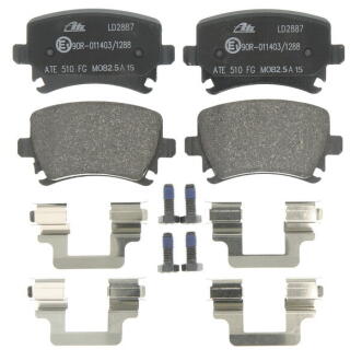Колодки тормозные VAG A3/A4/A6/GOLF 5/OCTAVIA 03- задн. Ceramic ATE 13.0470-2887.2