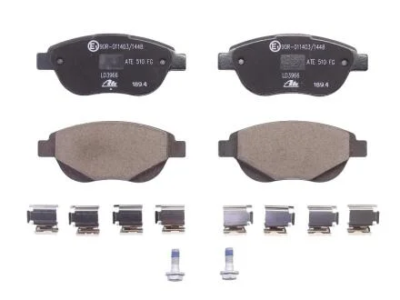 - Гальмівні колодки до дисків ATE 13.0470-3966.2