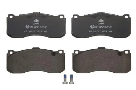 Гальмівні колодки, дискові ATE 13.0470-4848.2
